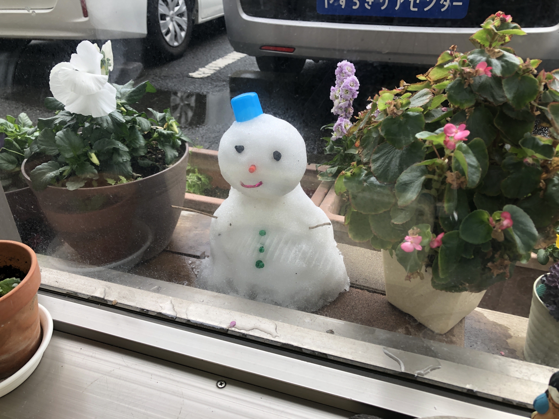 かわいい？雪だるま