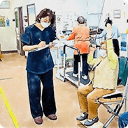 理学療法士の訪問を開始